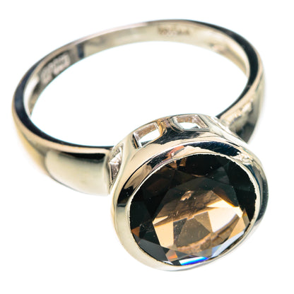 Smoky Quartz Rings handcrafted by Ana Silver Co - RING82826