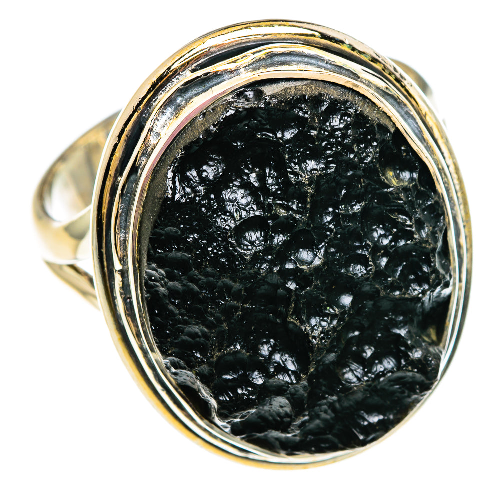 Tektite Rings handcrafted by Ana Silver Co - RING82834 - Photo 2