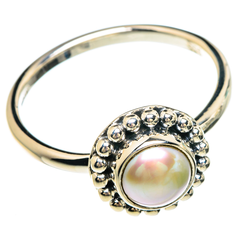 Cultured Pearl Rings handcrafted by Ana Silver Co - RING82837