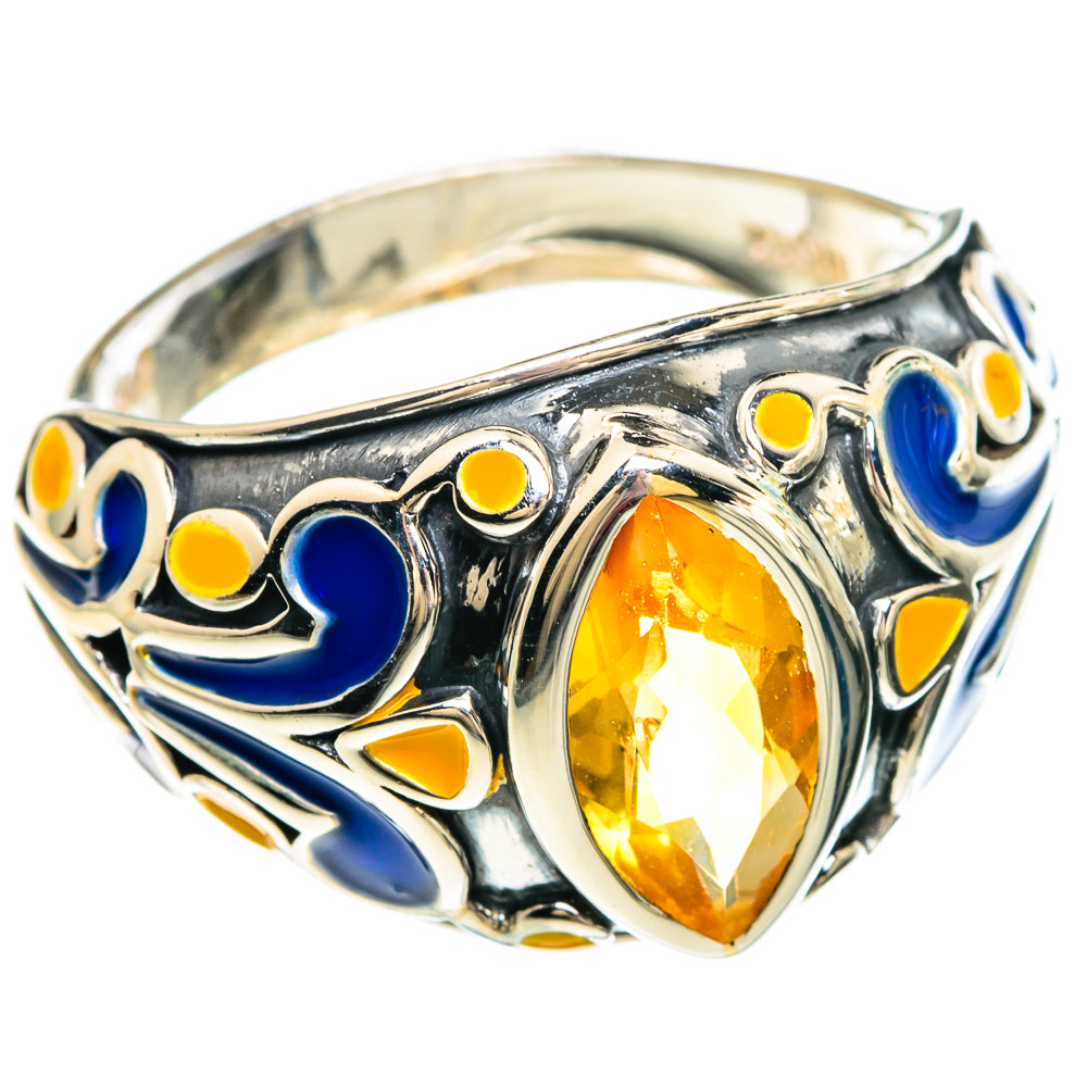 Citrine Rings handcrafted by Ana Silver Co - RING82839
