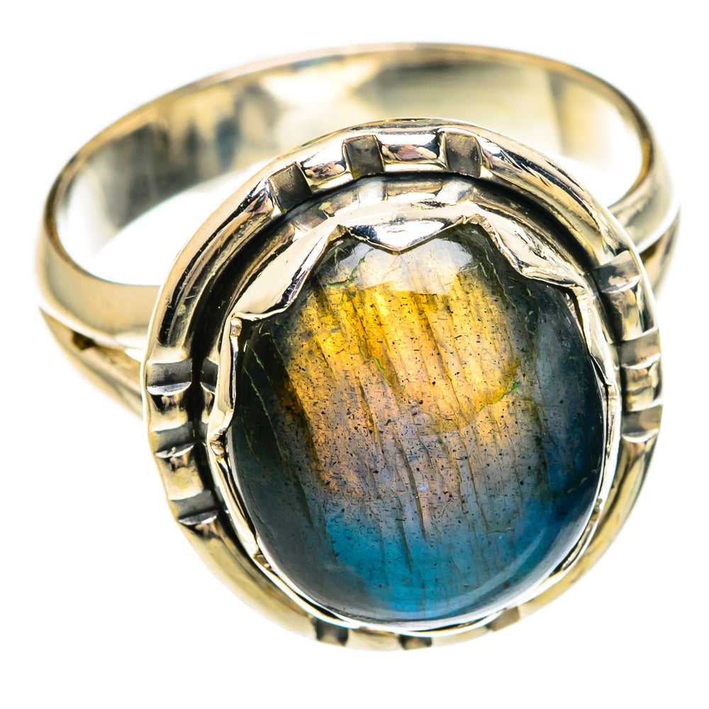Labradorite Rings handcrafted by Ana Silver Co - RING82846
