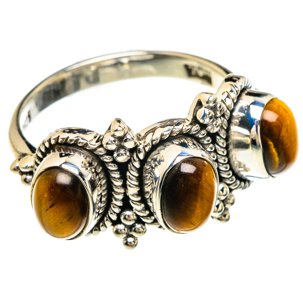 Tiger Eye Rings handcrafted by Ana Silver Co - RING82851