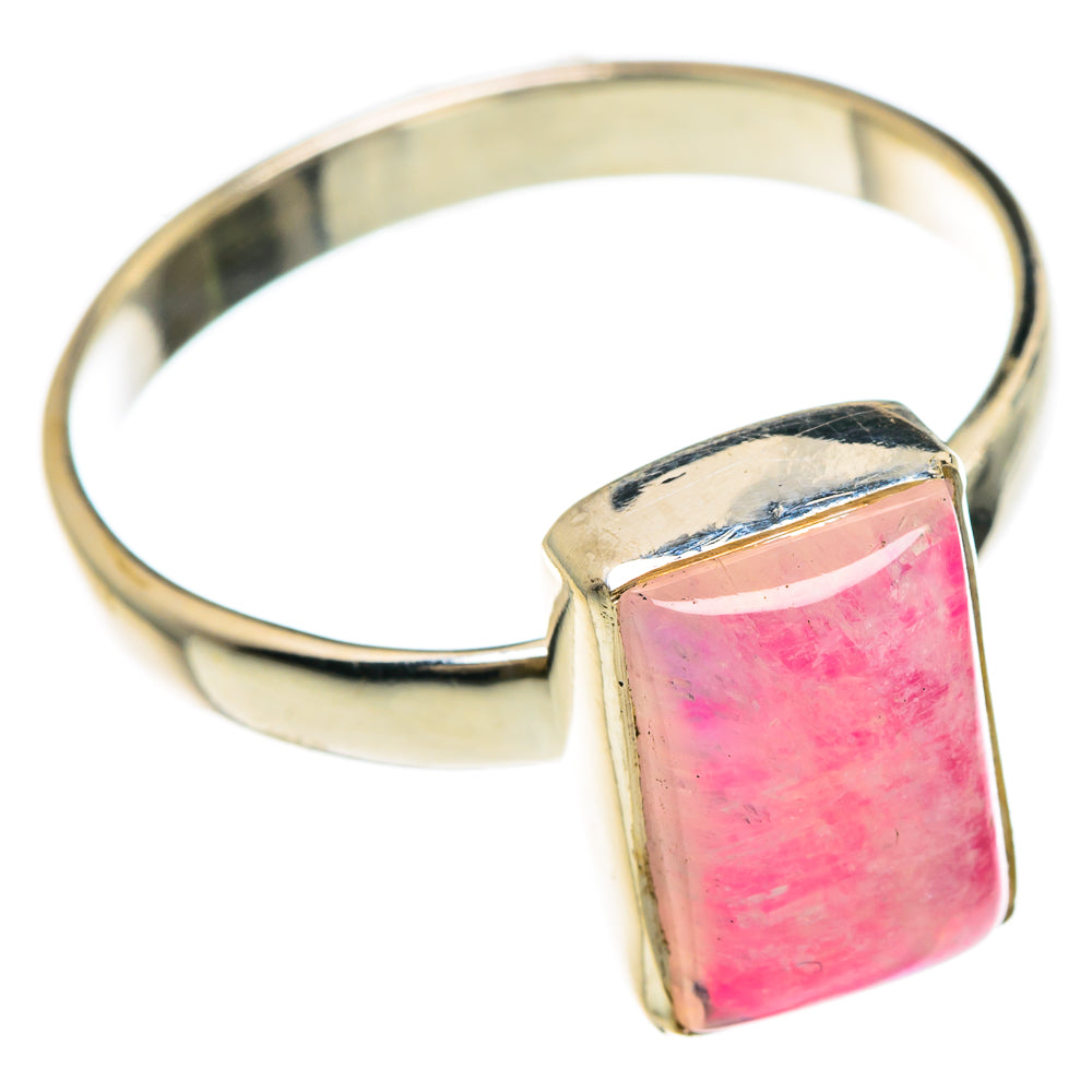Pink Moonstone Rings handcrafted by Ana Silver Co - RING82856