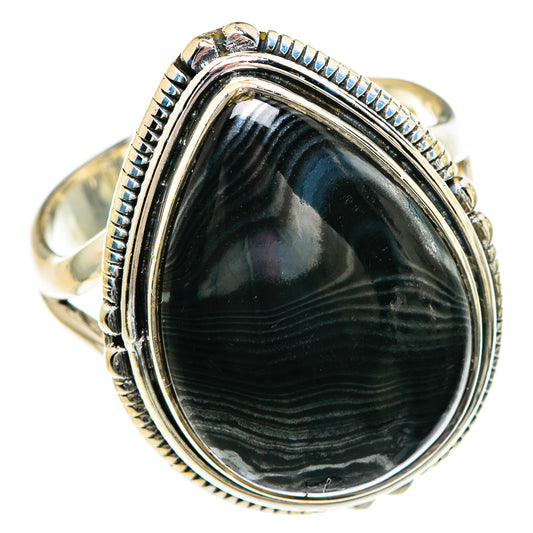 Psilomelane Rings handcrafted by Ana Silver Co - RING82859