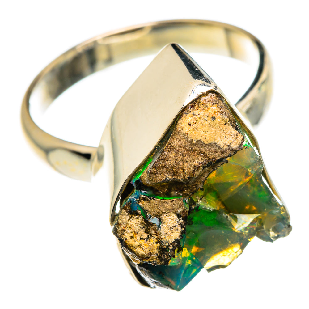 Ethiopian Opal Rings handcrafted by Ana Silver Co - RING82865