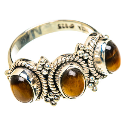 Tiger Eye Rings handcrafted by Ana Silver Co - RING82876