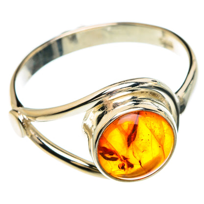 Baltic Amber Rings handcrafted by Ana Silver Co - RING82878