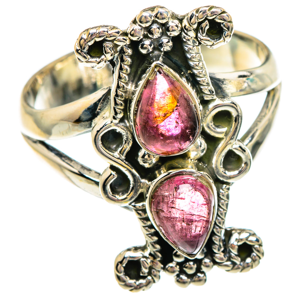 Pink Tourmaline Rings handcrafted by Ana Silver Co - RING82881