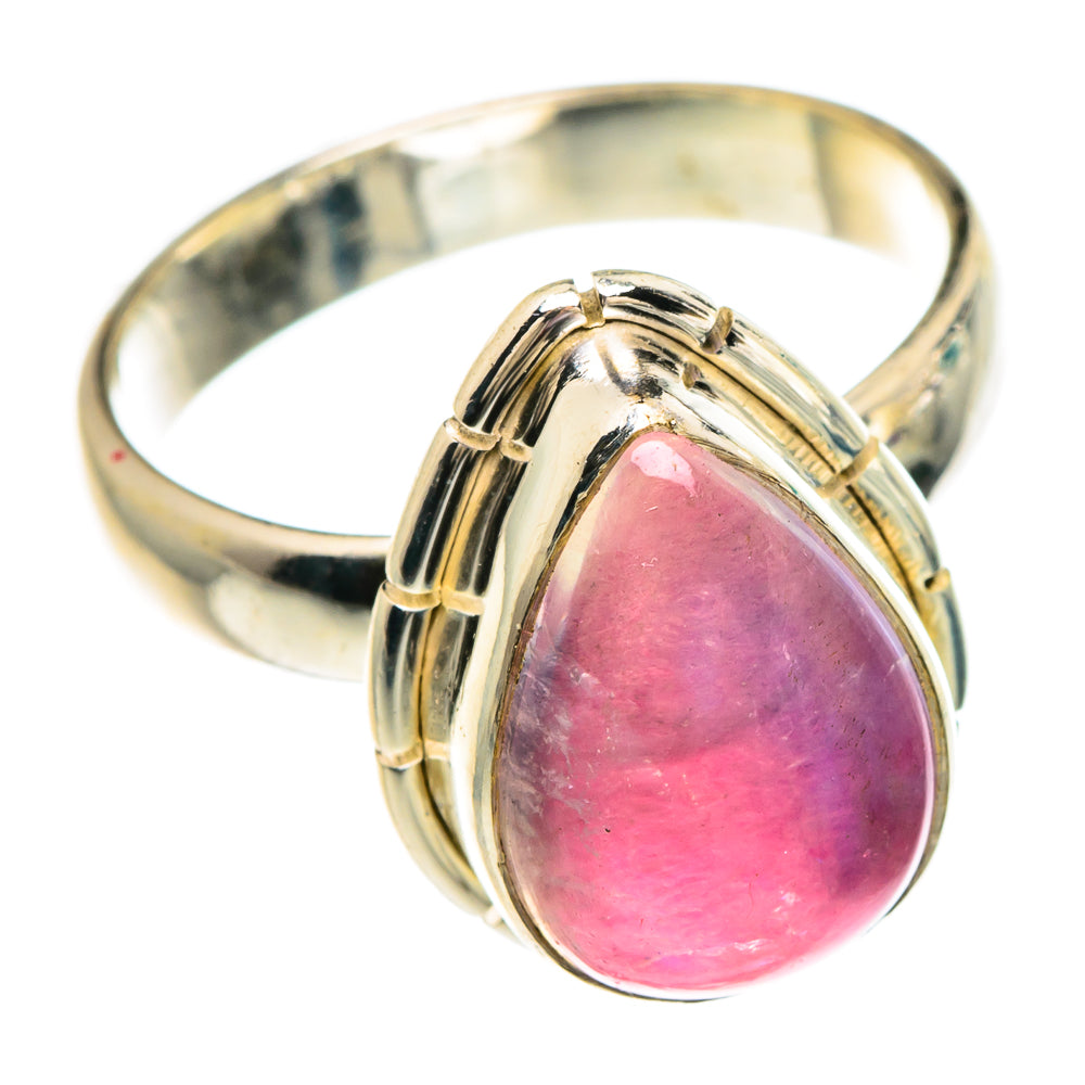Pink Moonstone Rings handcrafted by Ana Silver Co - RING82882