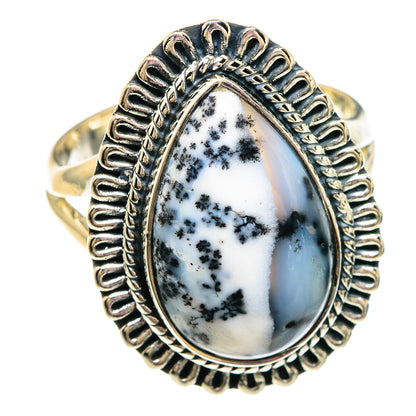 Dendritic Opal Rings handcrafted by Ana Silver Co - RING82890