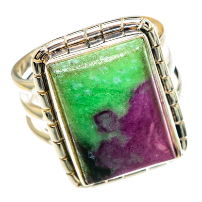 Ruby Zoisite Rings handcrafted by Ana Silver Co - RING82892