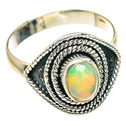 Ethiopian Opal Rings handcrafted by Ana Silver Co - RING82893