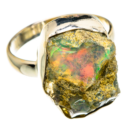 Ethiopian Opal Rings handcrafted by Ana Silver Co - RING82894