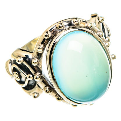 Aqua Chalcedony Rings handcrafted by Ana Silver Co - RING82900