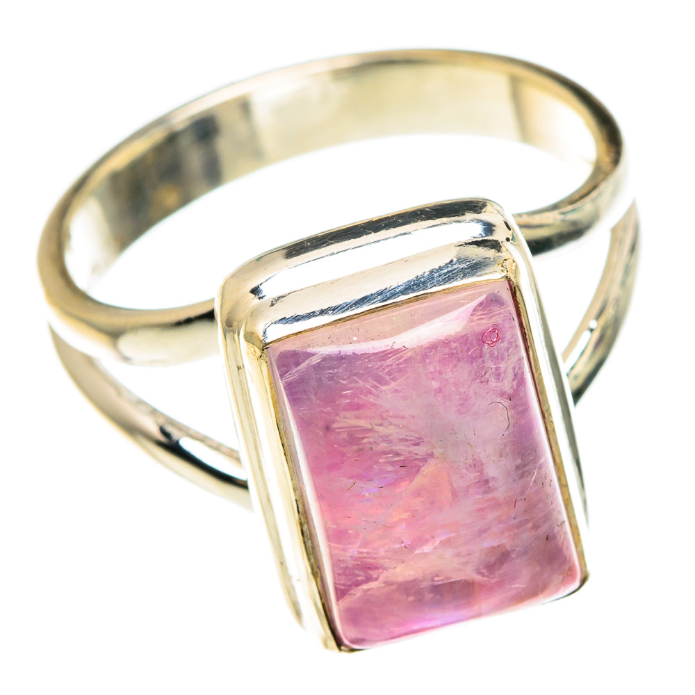 Pink Moonstone Rings handcrafted by Ana Silver Co - RING82913