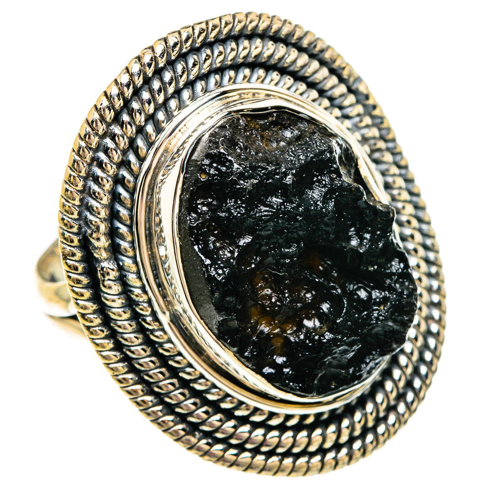 Tektite Rings handcrafted by Ana Silver Co - RING82921