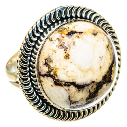 Peanut Wood Jasper Rings handcrafted by Ana Silver Co - RING82924 - Photo 2
