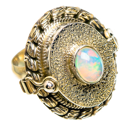 Ethiopian Opal Rings handcrafted by Ana Silver Co - RING82933