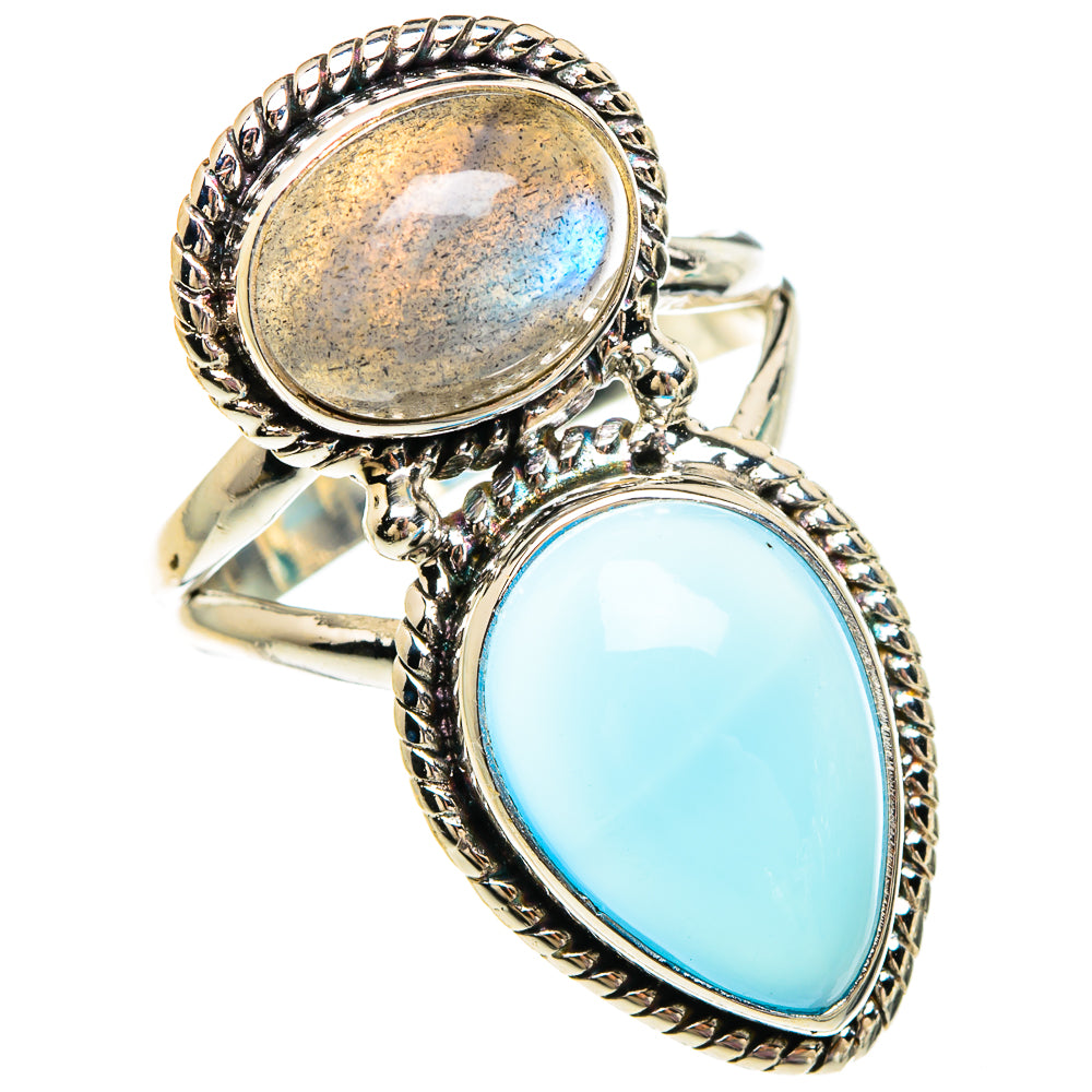 Chrysocolla Rings handcrafted by Ana Silver Co - RING82939