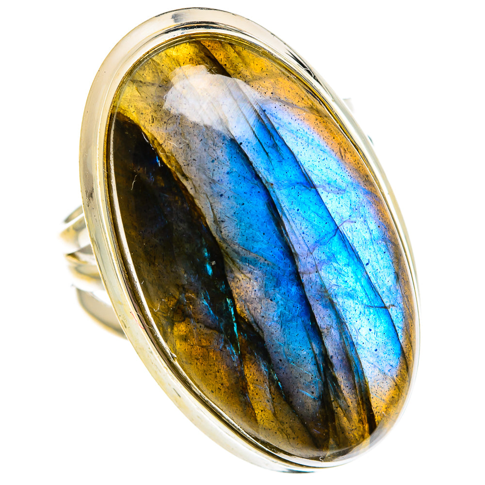 Labradorite Rings handcrafted by Ana Silver Co - RING82943