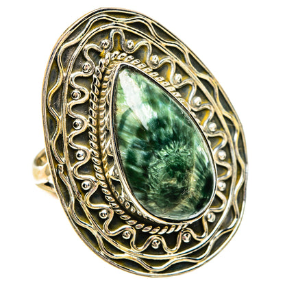 Seraphinite Rings handcrafted by Ana Silver Co - RING82953
