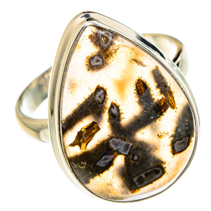 Turkish Tube Agate Rings handcrafted by Ana Silver Co - RING82955 - Photo 2
