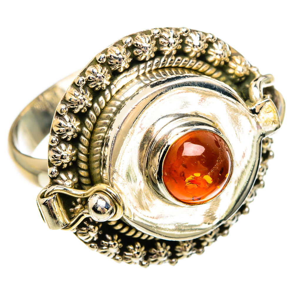 Baltic Amber Rings handcrafted by Ana Silver Co - RING82958