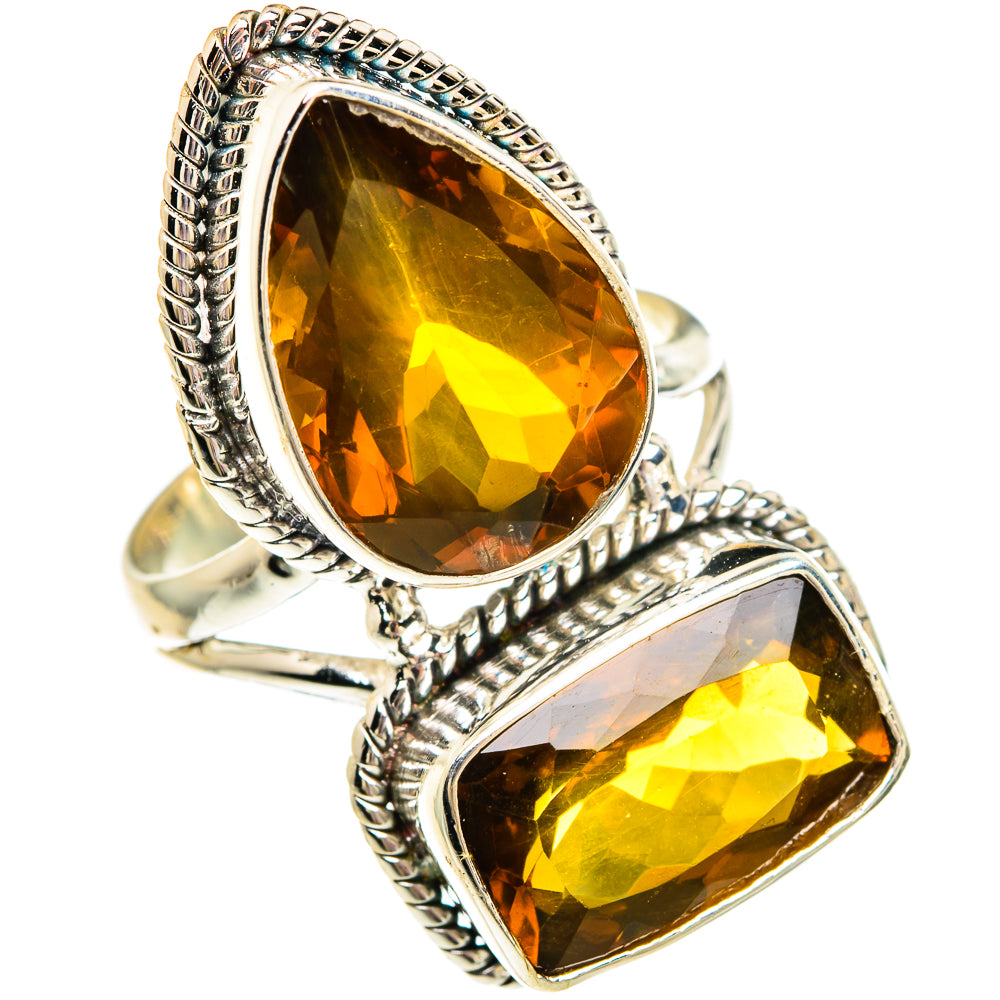 Mandarin Citrine Rings handcrafted by Ana Silver Co - RING82961