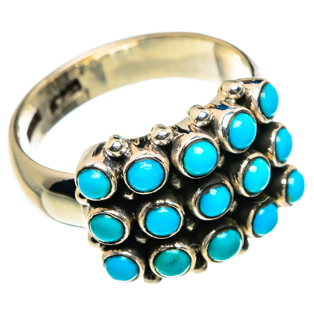 Tibetan Turquoise Rings handcrafted by Ana Silver Co - RING82965