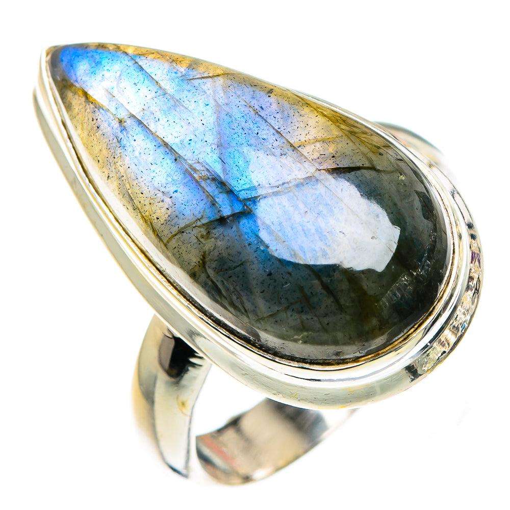 Labradorite Rings handcrafted by Ana Silver Co - RING82967