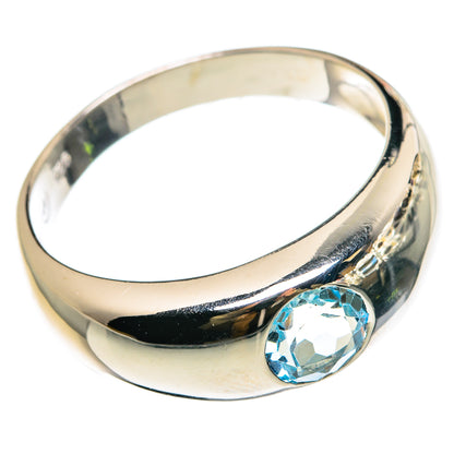 Blue Topaz Rings handcrafted by Ana Silver Co - RING82968