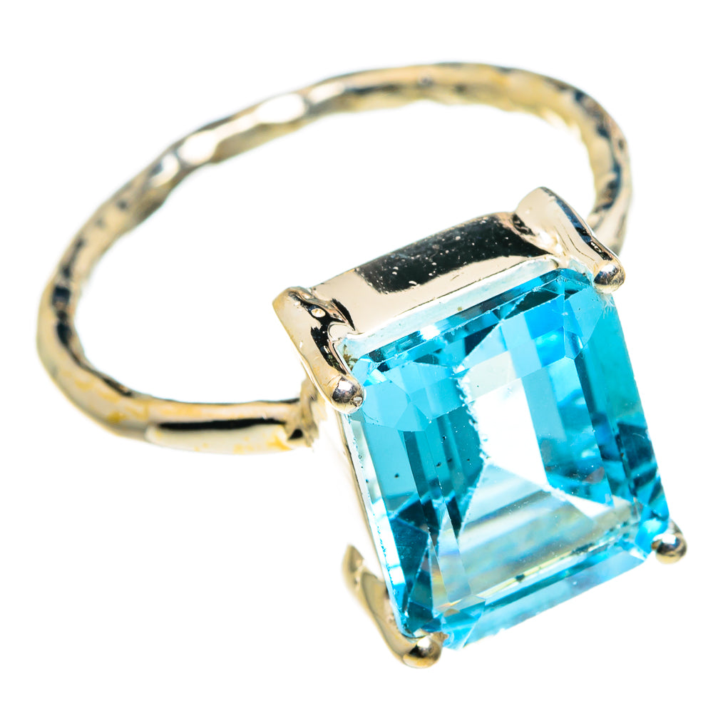 Blue Topaz Rings handcrafted by Ana Silver Co - RING82970