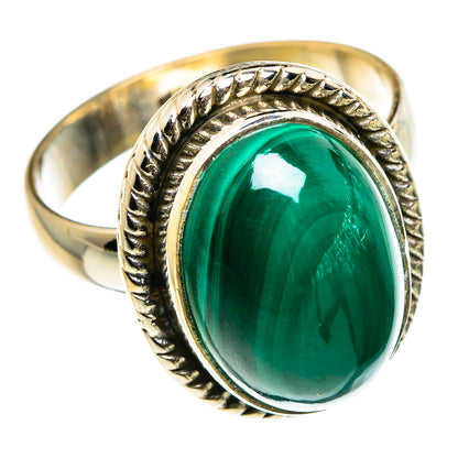 Malachite Rings handcrafted by Ana Silver Co - RING82975
