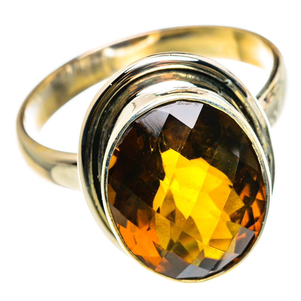 Mandarin Citrine Rings handcrafted by Ana Silver Co - RING82977
