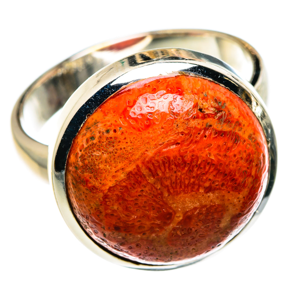 Sponge Coral Rings handcrafted by Ana Silver Co - RING82979