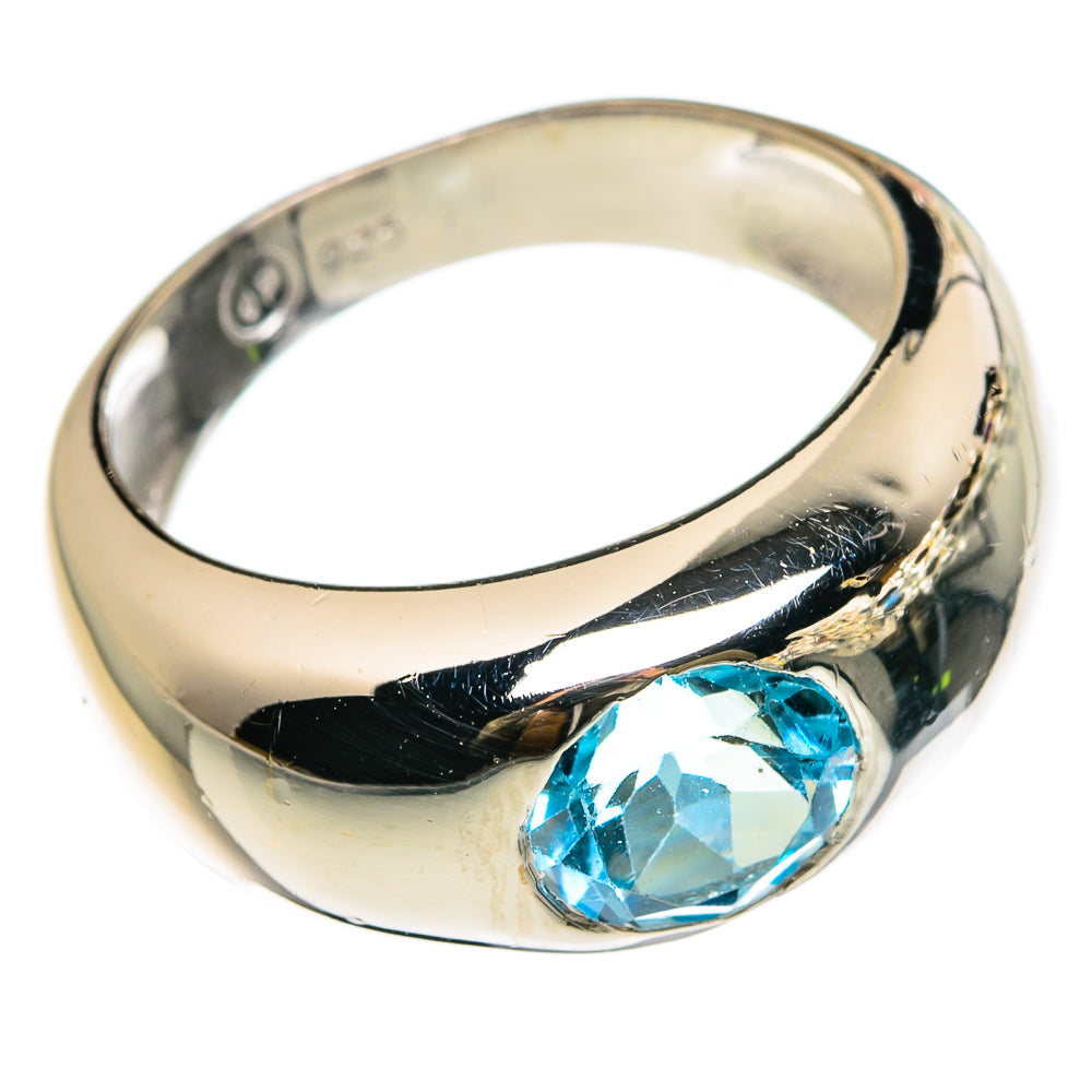 Blue Topaz Rings handcrafted by Ana Silver Co - RING82998