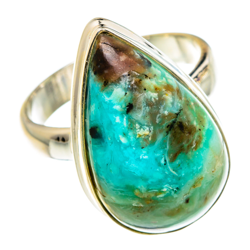 Peruvian Opal Rings handcrafted by Ana Silver Co - RING83001