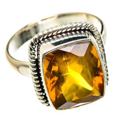 Mandarin Citrine Rings handcrafted by Ana Silver Co - RING83009
