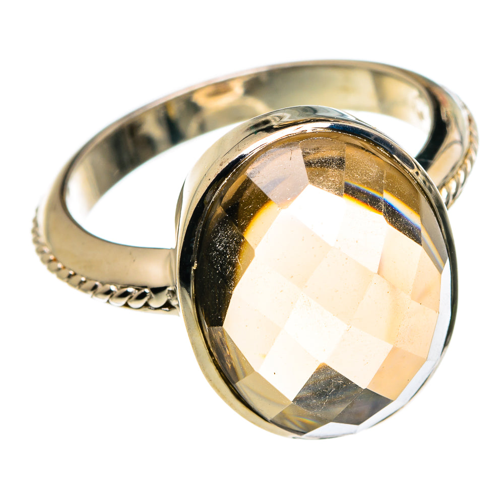 Smoky Quartz Rings handcrafted by Ana Silver Co - RING83010