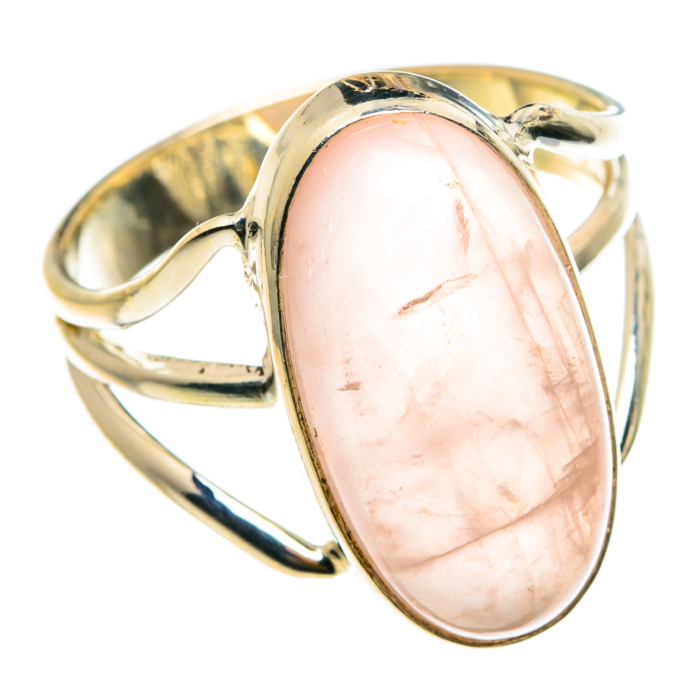 Rose Quartz Rings handcrafted by Ana Silver Co - RING83015