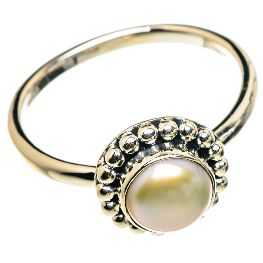 Cultured Pearl Rings handcrafted by Ana Silver Co - RING83021