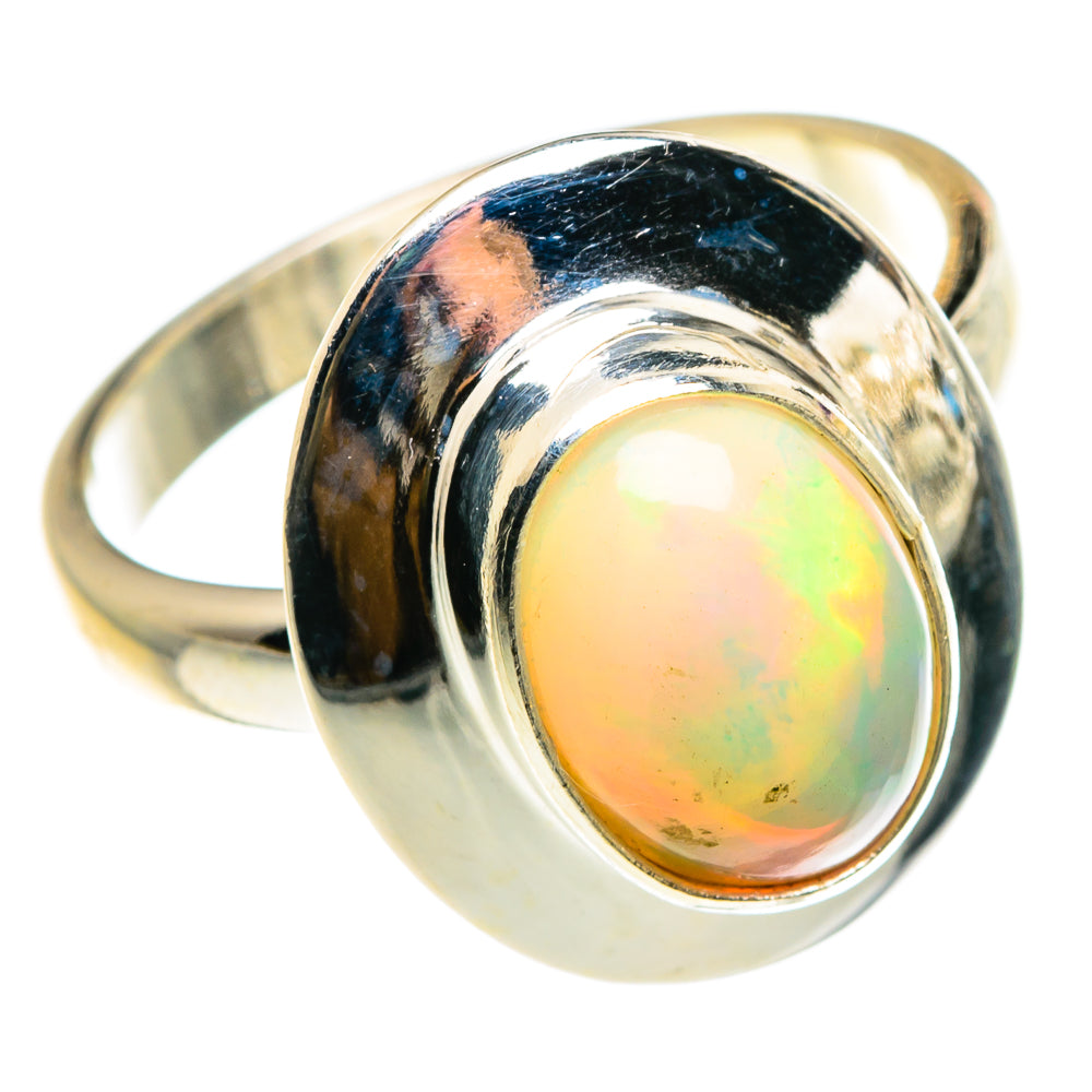 Ethiopian Opal Rings handcrafted by Ana Silver Co - RING83025
