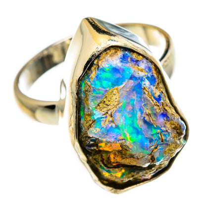 Ethiopian Opal Rings handcrafted by Ana Silver Co - RING83026