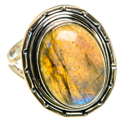Labradorite Rings handcrafted by Ana Silver Co - RING83028