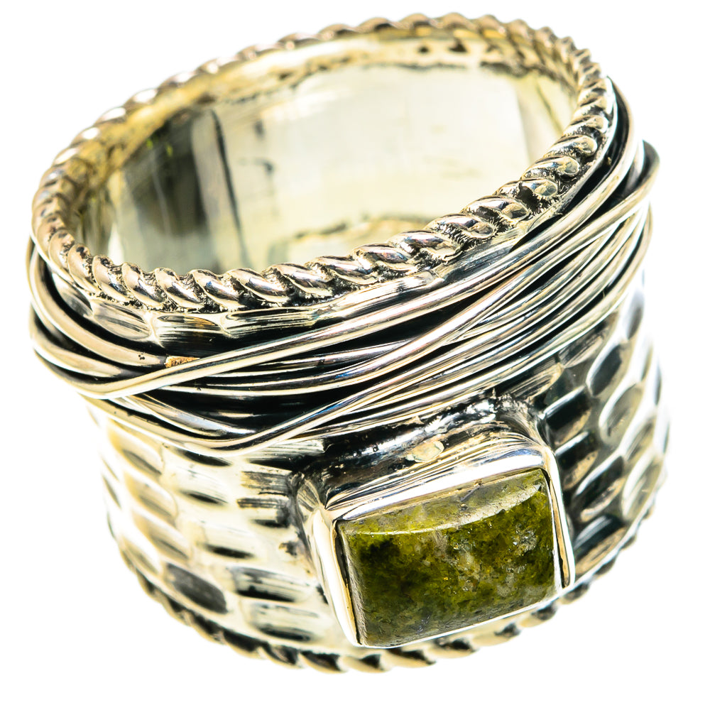 Rainforest Jasper Rings handcrafted by Ana Silver Co - RING83037