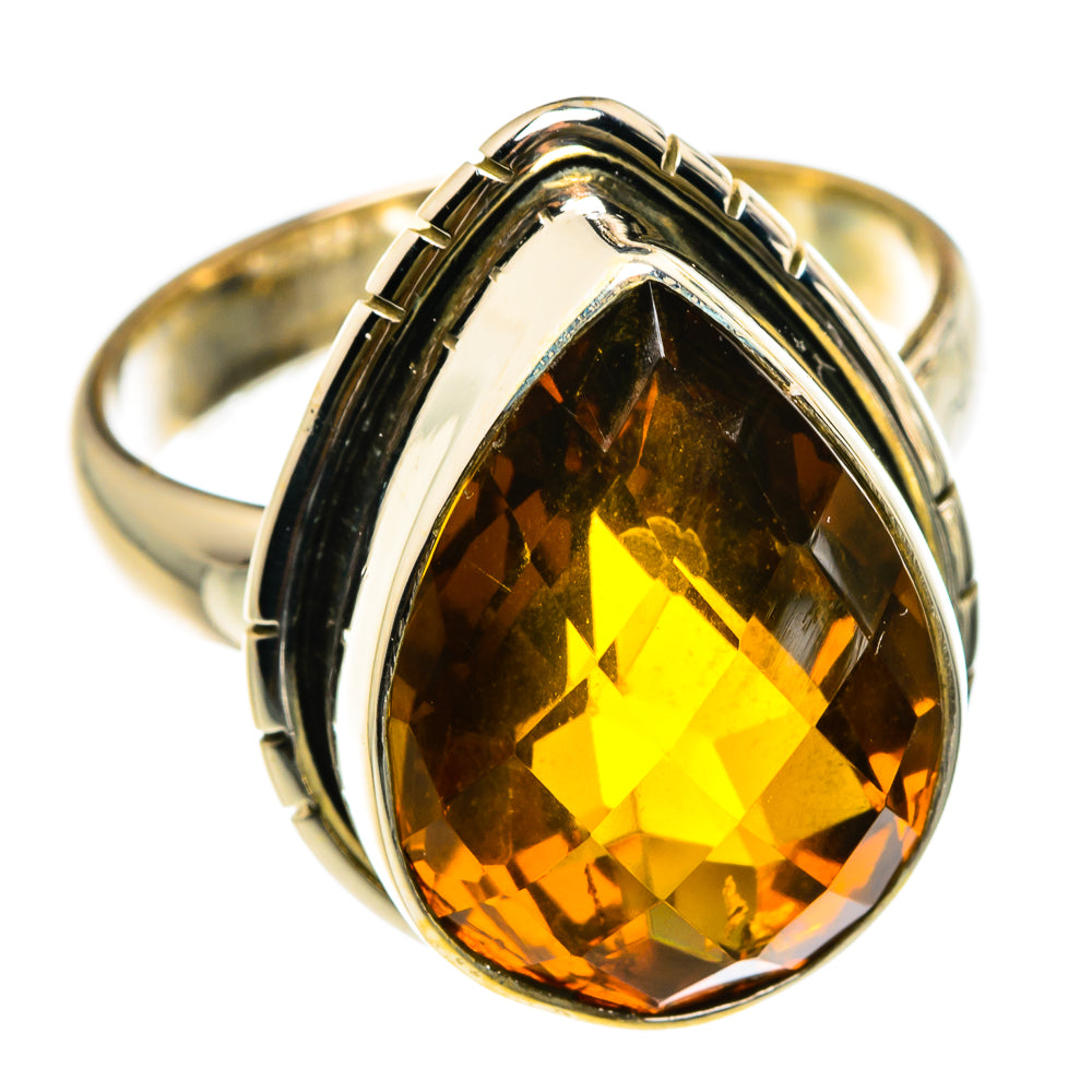 Mandarin Citrine Rings handcrafted by Ana Silver Co - RING83038