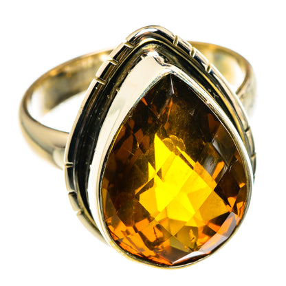 Mandarin Citrine Rings handcrafted by Ana Silver Co - RING83038