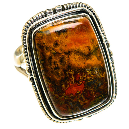Moroccan Agate Rings handcrafted by Ana Silver Co - RING83039