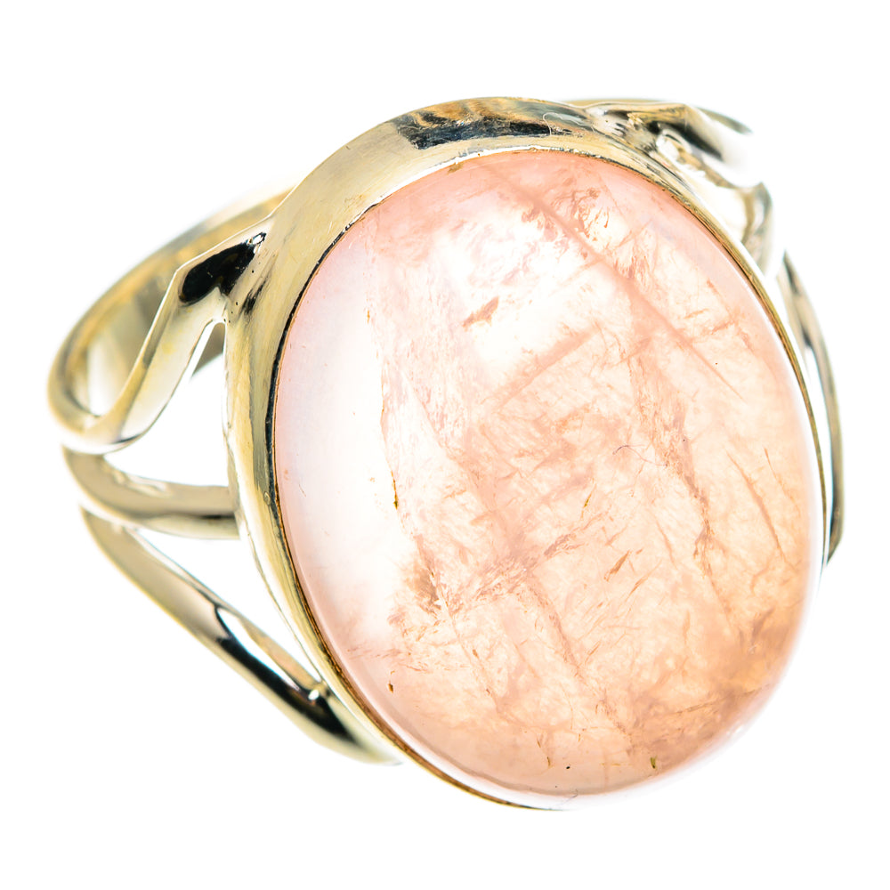 Rose Quartz Rings handcrafted by Ana Silver Co - RING83045