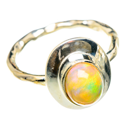 Ethiopian Opal Rings handcrafted by Ana Silver Co - RING83057